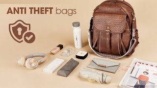 Anti theft backpack:5 best anti theft backpacks Amazon 2024 that I love to share with you!
