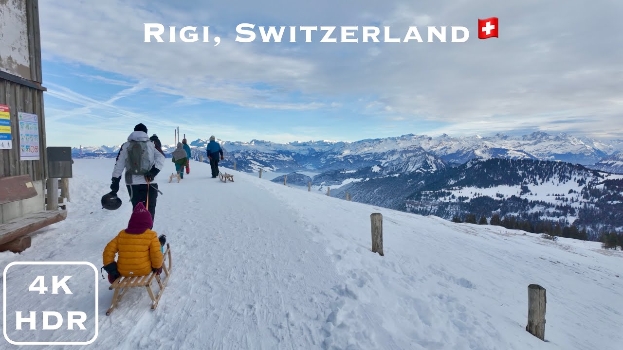 Rigi, Switzerland🇨🇭| Swiss mountain winter tour | 4K HDR - YouTube