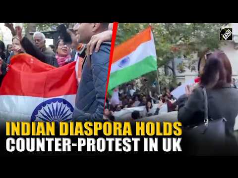 Indian Diaspora Holds Counter-Protest in London in Support of PM Modi