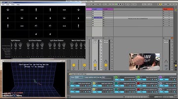 Control Ableton Live with a Leap motion Max4live patch by OSC protocol