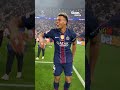 Luis Enrique hugs every PSG player he can find after winning the Champions League 🏆😆 #UCL #PSG