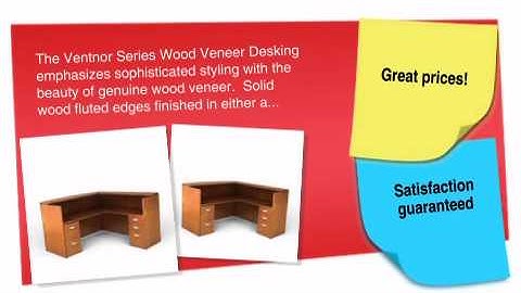 Offices To Go Ventnor 72" Reception Desk Shell - VF7230RDS - ofconcepts.com