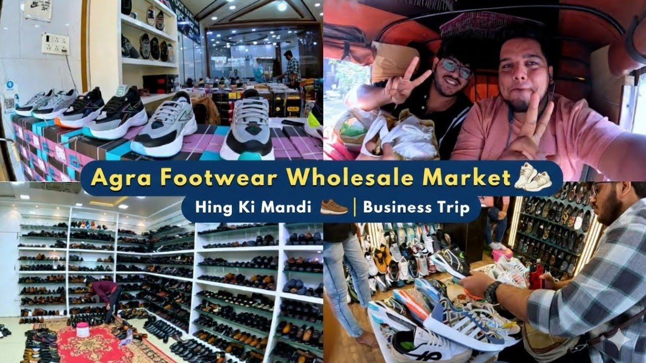Footwear Wholesale Market Agra 🥿 | Hing Ki Mandi Agra Shopping 🛍️ Aurangabad to Agra Train Journey 🚆