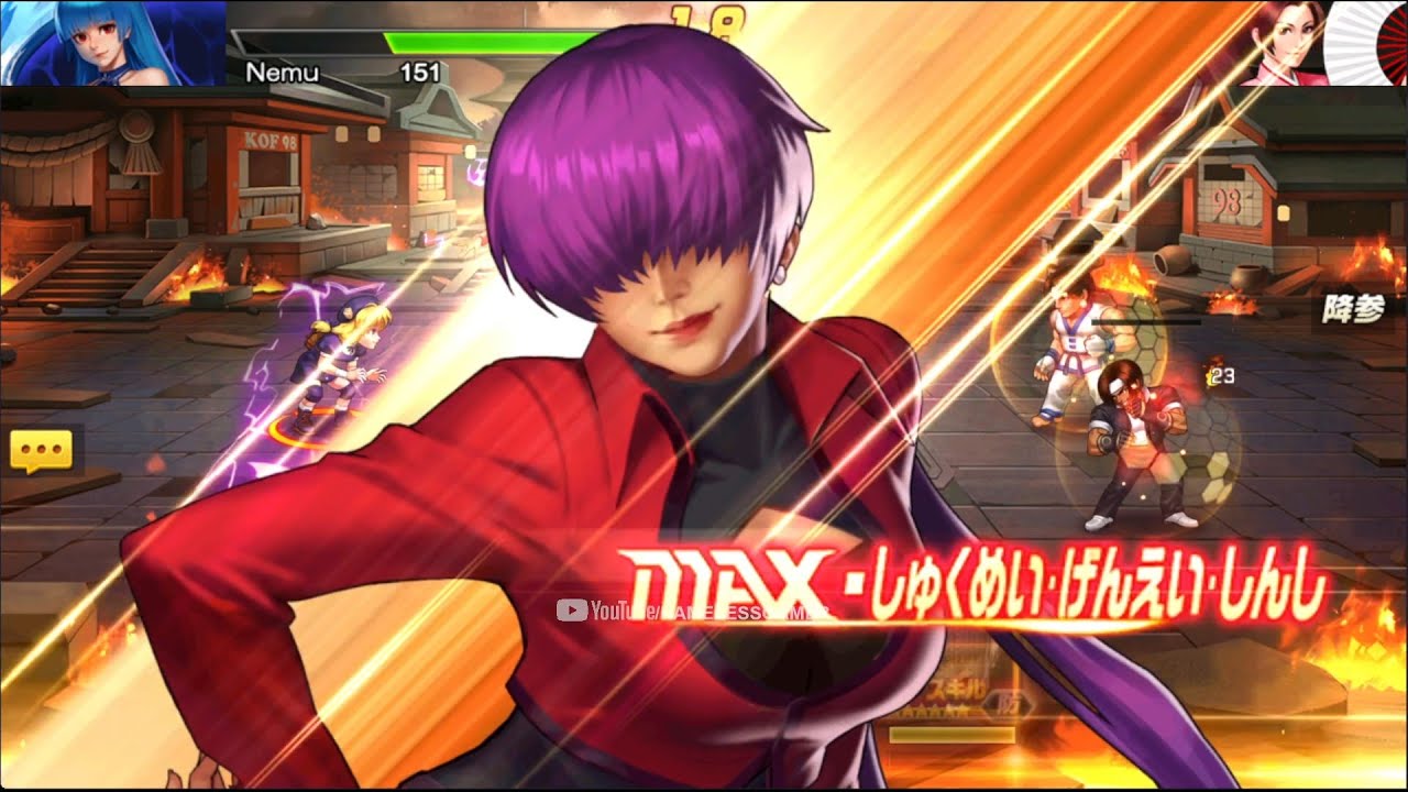 ☘ KOF98UMOL JP Test New Tanker Orochi Shermie-Return With