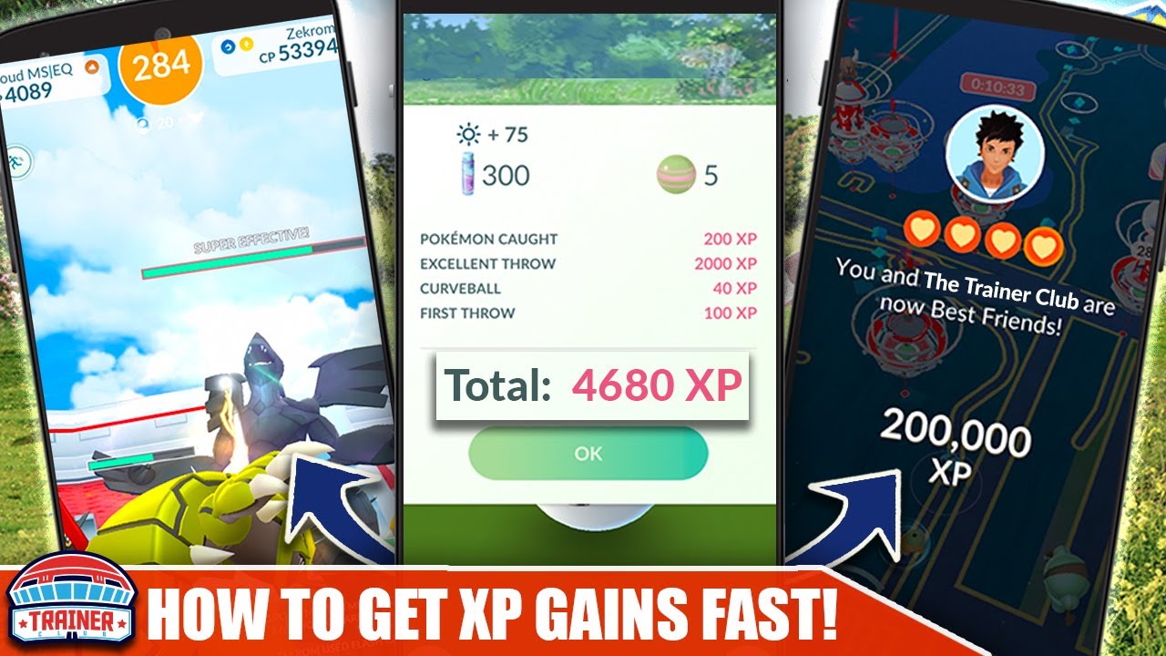 Secret Xp Hack Top 3 Ways To Get The Most Xp Gains For Level 40 50 Pokemon Go Youtube