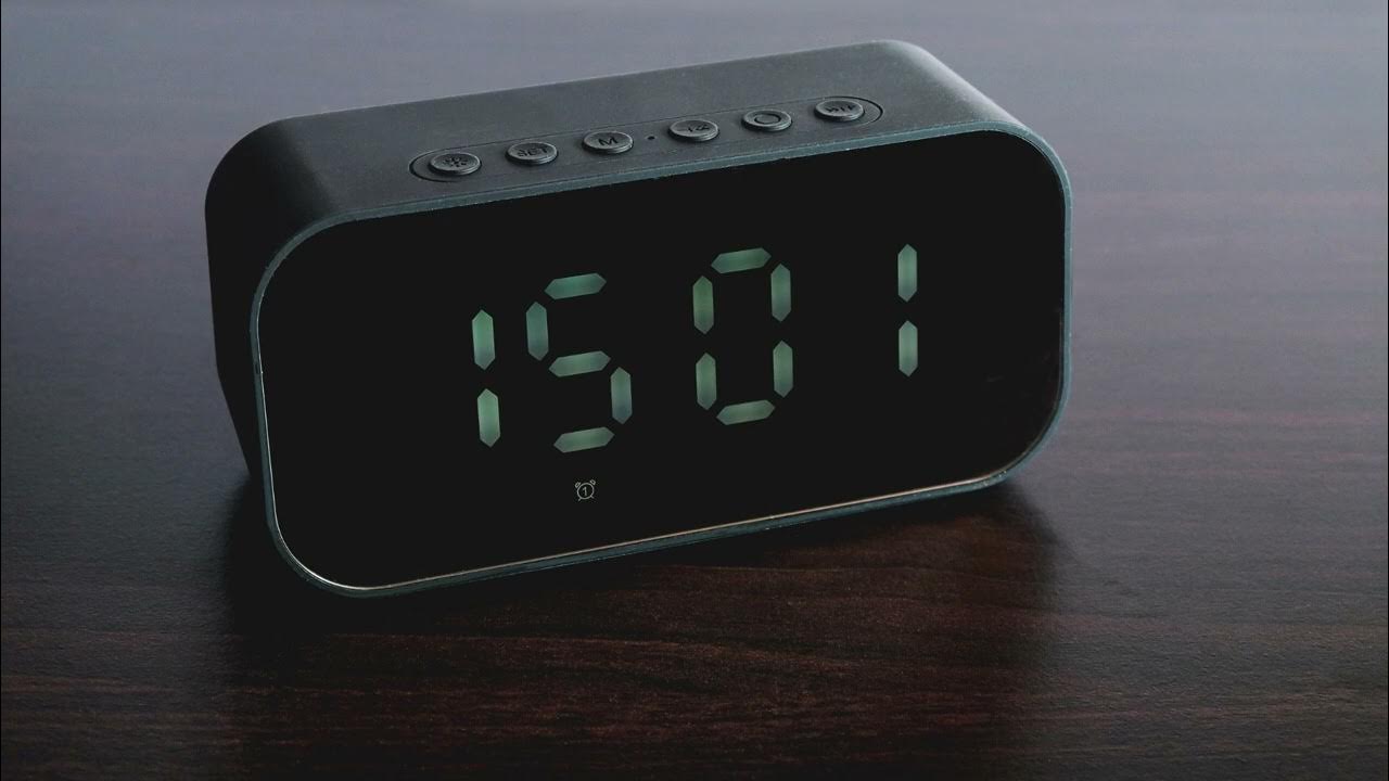 Digital alarm clock sound YouTube