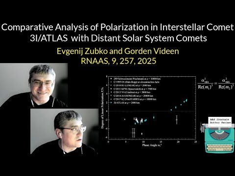 AAS Journal Author Series Evgenij Zubko On 2025RNAAS 9 257Z 