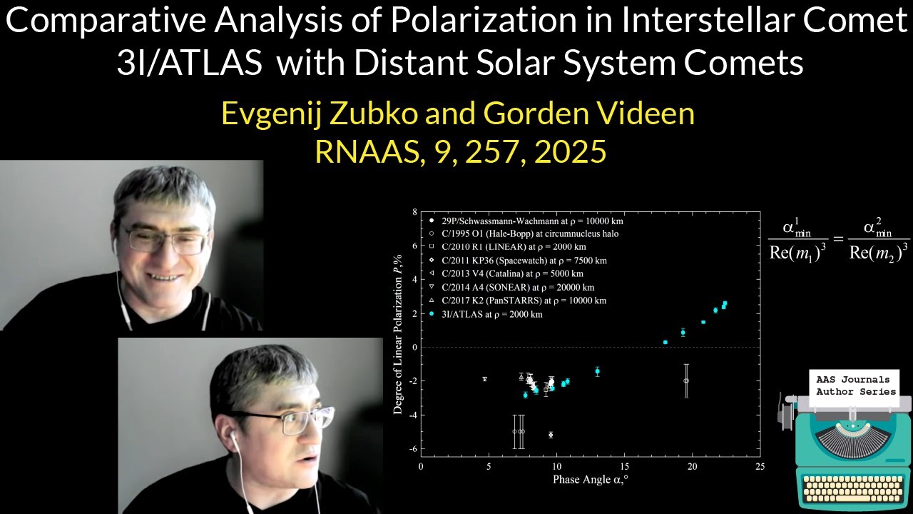 Серия авторов журнала AAS: Евгений Зубко о 2025RNAAS...9..257Z