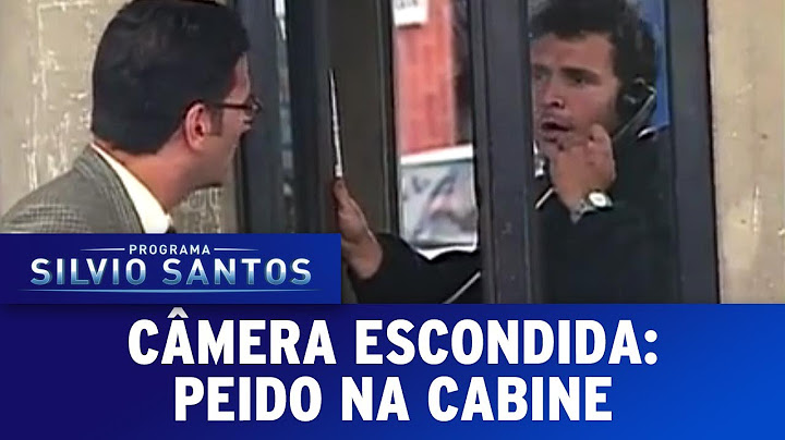 Câmera Escondida (15/05/16) - Peido na cabine
