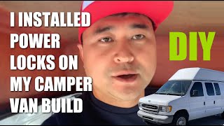 How to Install A Power Lock (and Keyless Entry) On Your Van or Truck for $35.  Tutorial