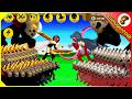 PRO vs HACKER with MEGA GIANTS Battle Simulation Part 