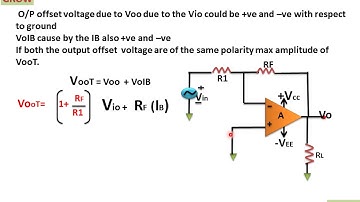 Total Output Offset Voltage(हिन्दी )