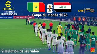 PES 2021  Sngal vs Irak  Simulation et pronostic de la Coupe