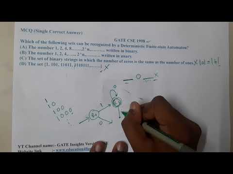 GATE CSE 1998