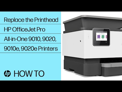 Replace the Printhead | HP OfficeJet Pro 9010, 9020 Printers | HP
