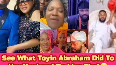 ‼️See What Toyin Abraham Did To Her Husband, Kolawole Ajeyemi In This Video🙄KILODE?🔥‼️