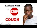 Cough at home what to do homenatural remedies to stop cough