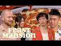 Joji and Rich Brian Have a Pizza Battle with Sean Evans Part 2 | Feast Mansion