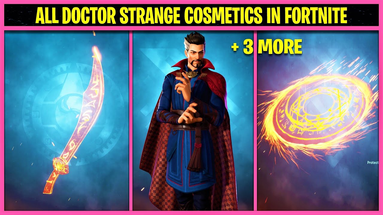 DOCTOR STRANGE Skin, Conjure Weapon Emote, Mandala Disc Glider