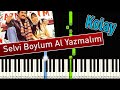 Selvi Boylum Al Yazmalım Kolay Piyano Nasıl Çalınır 