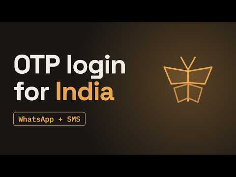 OTP Login for India: WhatsApp & SMS OTP API | MiniMoth.dev