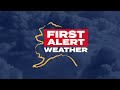 More scattered showers are ahead for Southcentral into Monday as cooler temperatures start the we...