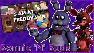 Bonnie And Foxy's Hilarious Reactions To All 5 Am At Freddy's Videos || Bonnie N Buds