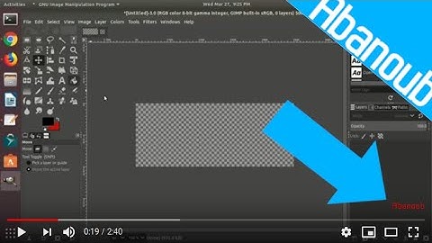 Create Branding Watermark for YouTube Channel in GIMP