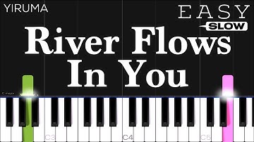 Yiruma - River Flows In You | SLOW EASY Piano Tutorial