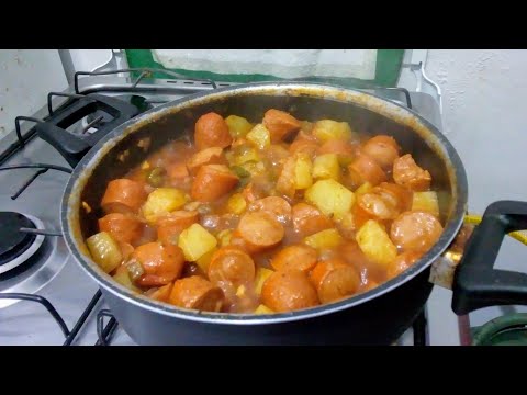 Vídeo: Como Preparar Um Ensopado De Linguiça Em Uma Panela Elétrica