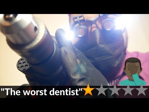 ASMR Full Dental Exam But All The Tools Are Wrong | Worst Reviewed Dentist (Soft Spoken Roleplay)