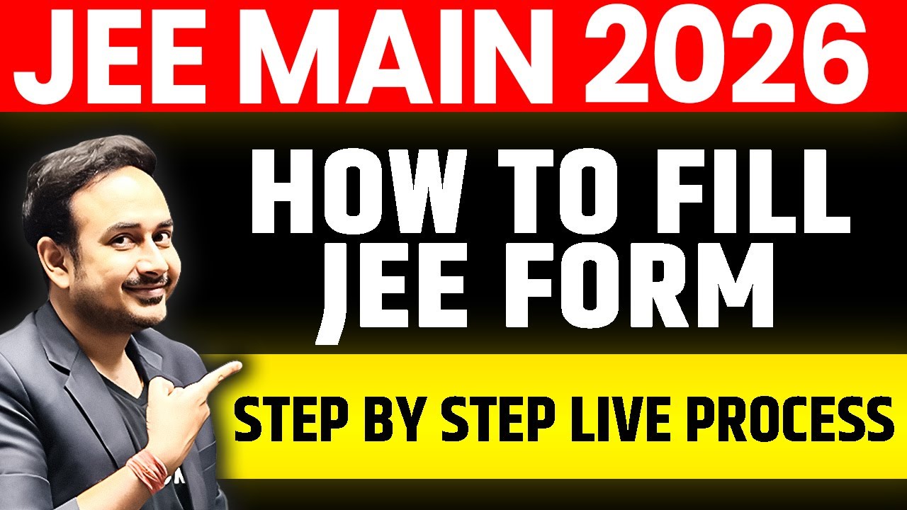 How to fill the form of JEE Main 2026 | Registration | Application | # ...