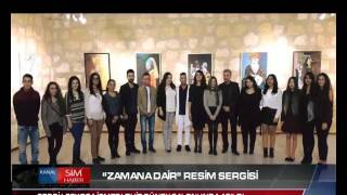 Zamana Dai̇r Resi̇m Sergi̇si̇ Lefkoşa İsmet Vehi̇t Güney Salonunda Açildi