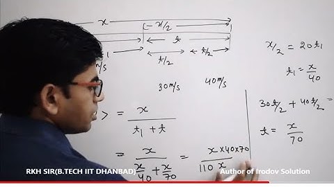 Basic question of rectilinear Motion by RKH Sir