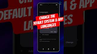 SET or CHANGE SYSTEM LANGUAGE on Xiaomi Redmi A5