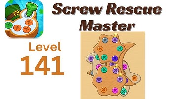 Screw Rescue Master Level 141 Walkthrough 🔩🧩 | Go Answer