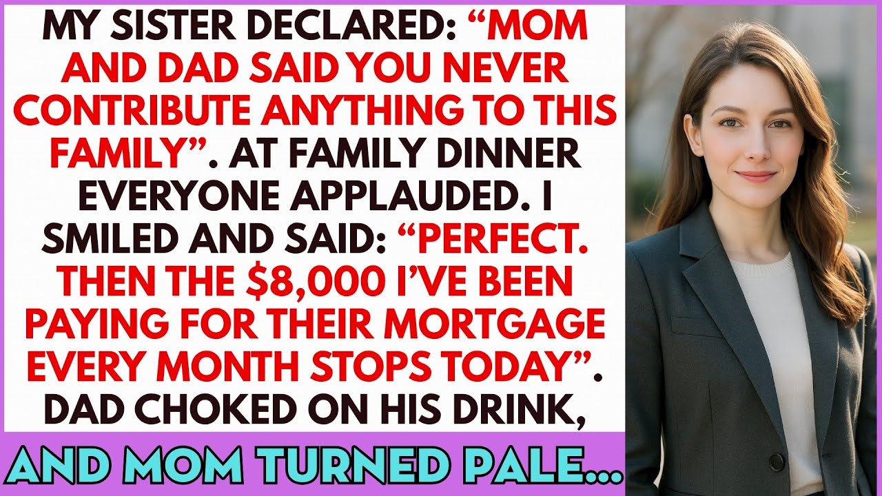 “You never contribute anything to this family.” That’s what they said to me once again at dinner, as I sat quietly cutting my food into perfect pieces. They had no idea that I’d been paying their...