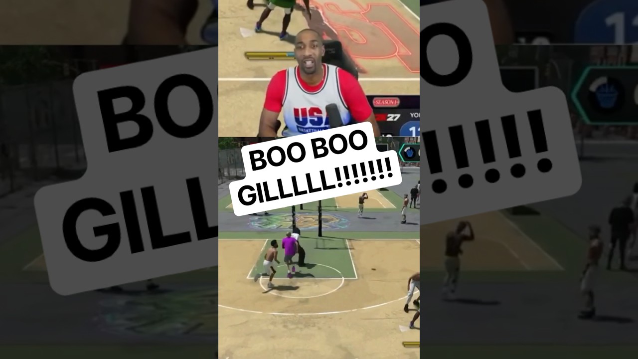 Gilbert Arena Gets Called “Boo-Boo Gil” in NBA2K27 #gaming #funny #nochillgil