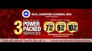 SUNDAY 29TH OCTOBER 2017, WONDERS OF PRAISE, FIRST SERVICE (RCCGCCMP) LIVE
