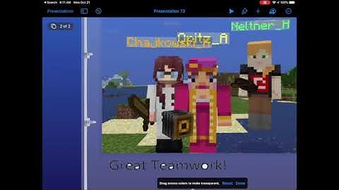 Keynote: Instant Alpha and Edit Mask