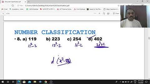 Number Classification for ICET by Banda Ravipal Reddy
