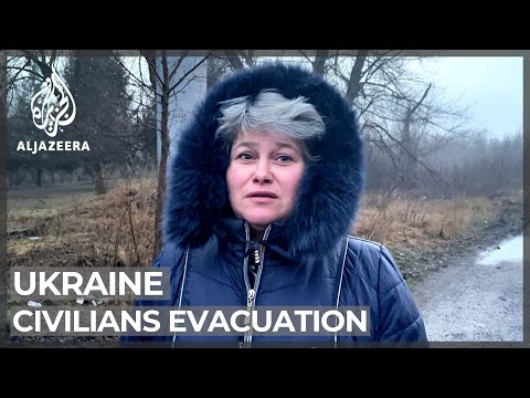 Russian-backed separatists evacuate residents from east Ukraine