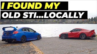 SEEING MY OLD SUBARU STI FOR THE FIRST TIME SINCE I SOLD IT | PHOTOSHOOT WITH THE SUPRA BMW BROS