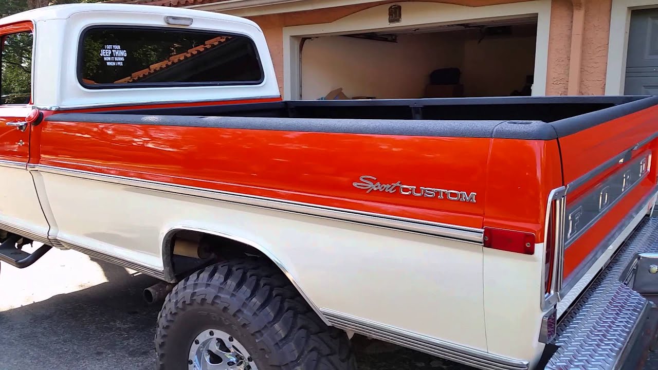 1972 F250 Highboy w/ built 351M - YouTube