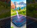 Clean a Deeply Rusted BBQ Grill Grate with Fire and Chemical Reaction Before &amp; After