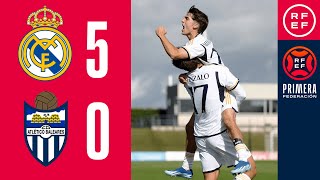 Resumen #PrimeraFederación | Real Madrid-Castilla 5-0 CD Atlético Baleares | Jornada 11, Grupo 2