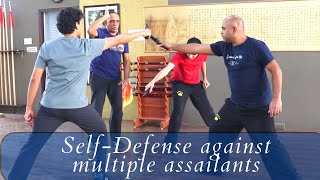 SELF DEFENSE AGAINST THREE ARMED ASSAILANTS