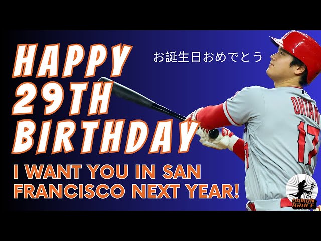 Giant happy birthday to the one and - San Francisco Giants