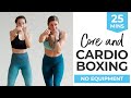 25-Minute High Intensity Cardio Kickboxing Workout (No Equipment!) 🥊 🔥