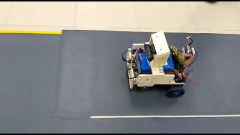 Colour sensing robot (stop within a region) (NI Myrio + Labview)